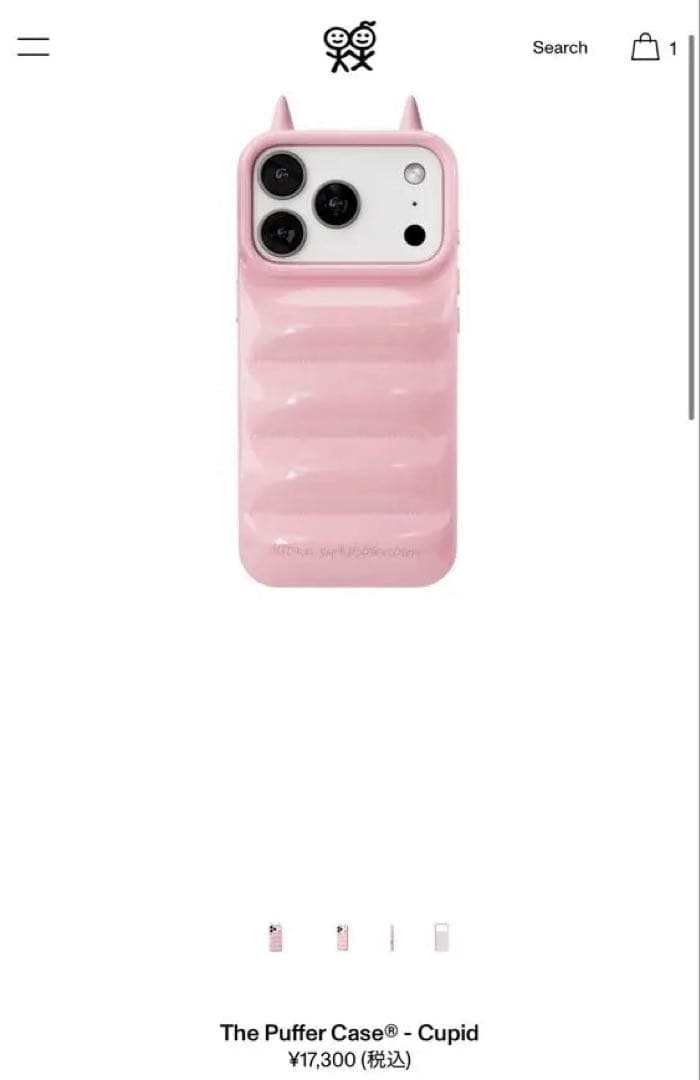 ま*ず様 The Puffer Case-Cupid iphone 17 pro