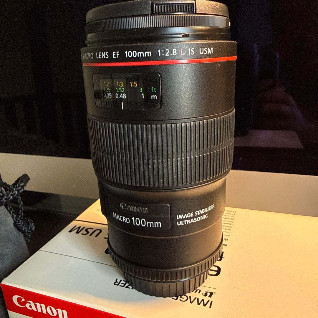 レンズ(ズーム) Canon EF 100mm f/2.8L Macro IS USM
